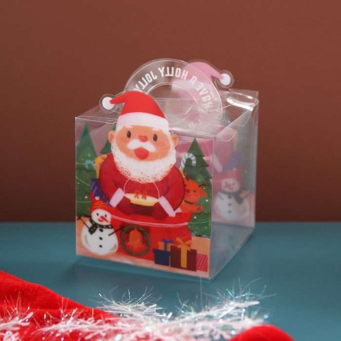 Decorative Xmas Bauble Box 10pc with Santa Design